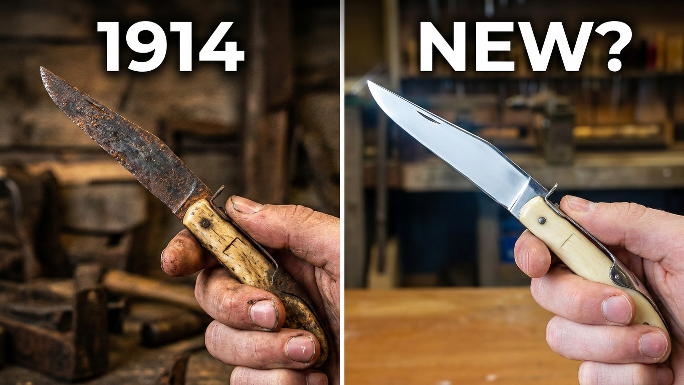 French ¨PALM¨ knife Restoration