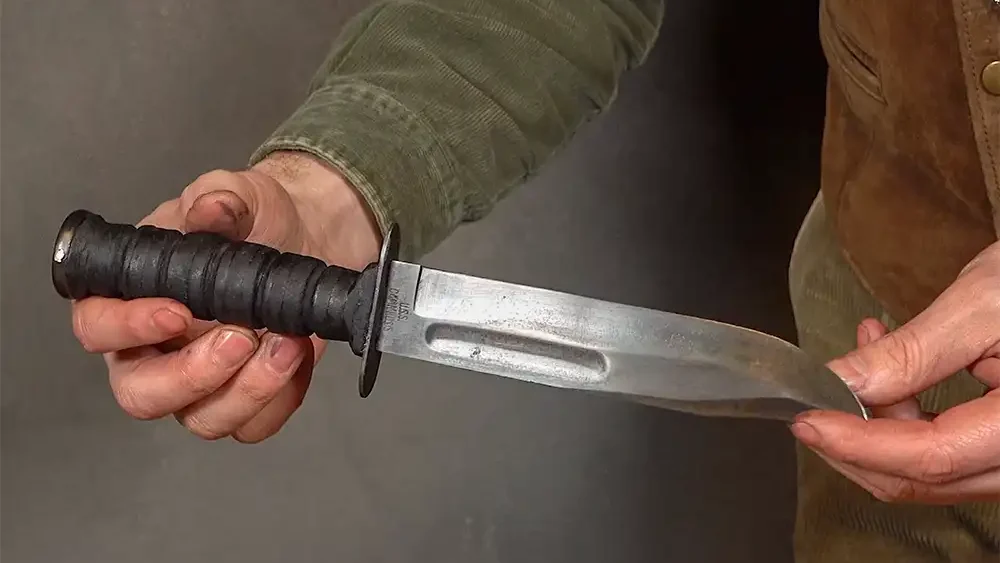 Restored US Camillus close combat knife